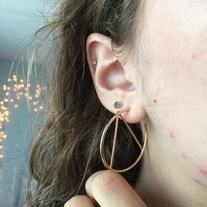 Geometric Hoop earrings